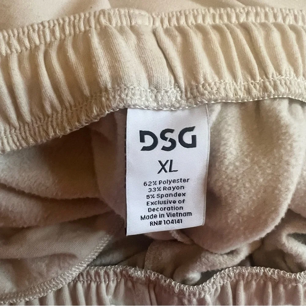 DSG Beige Jogger Fleece Pants - Picture 3 of 4